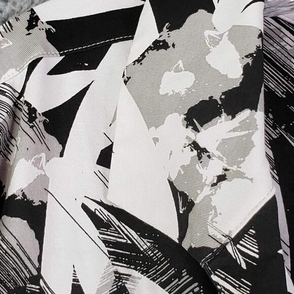 Wynne Layers Popover Shirt Tunic Plus Size 2X LS Shirt Top Blouse Tropical Black - Picture 11 of 12